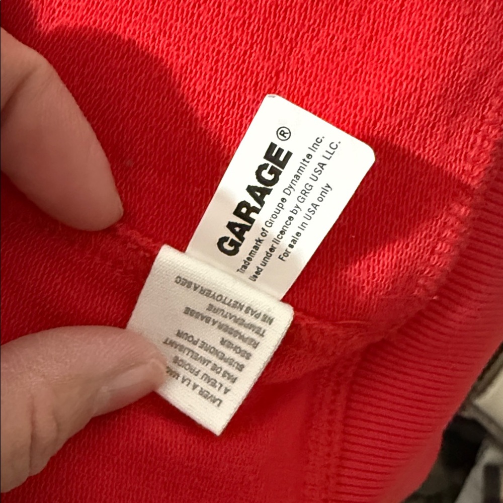 Garage Red Zip-Up Hoodie - Picture 8 of 14